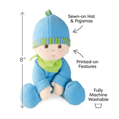 Snug Up Doll Luis 8" First Doll - HABA USA