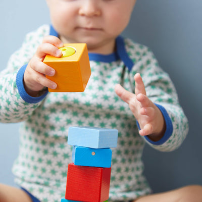 Fun with Sounds Wooden Discovery Blocks - HABA USA